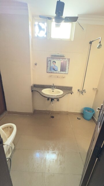 Bathroom in 3.5 BHK Apartment at Arihant Ambience, Sain Vihar – for Rent