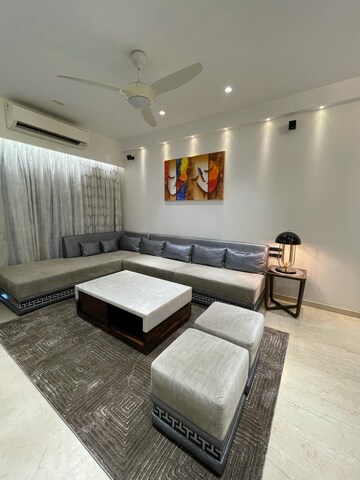 Living Room in 3 BHK Apartment at Omkar Alta Monte, Malad East – for Rent