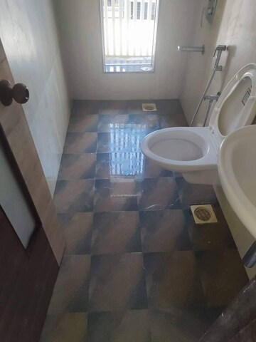 Bathroom in 1 BHK Apartment at P And B Krishna Heights, Virar West – for Rent