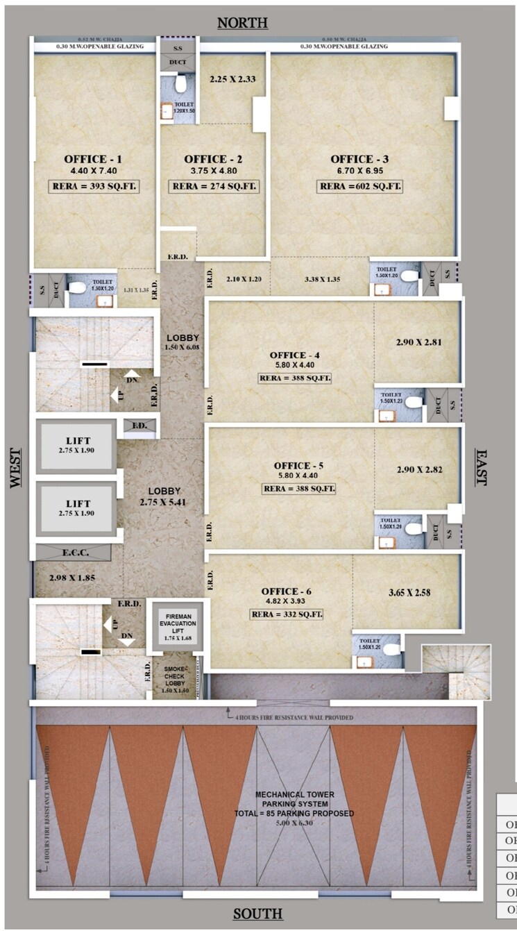 Floor Plan, goregaon west Commercial Office Space 393 Sq.Ft. In Goregaon West Mumbai 8320069
