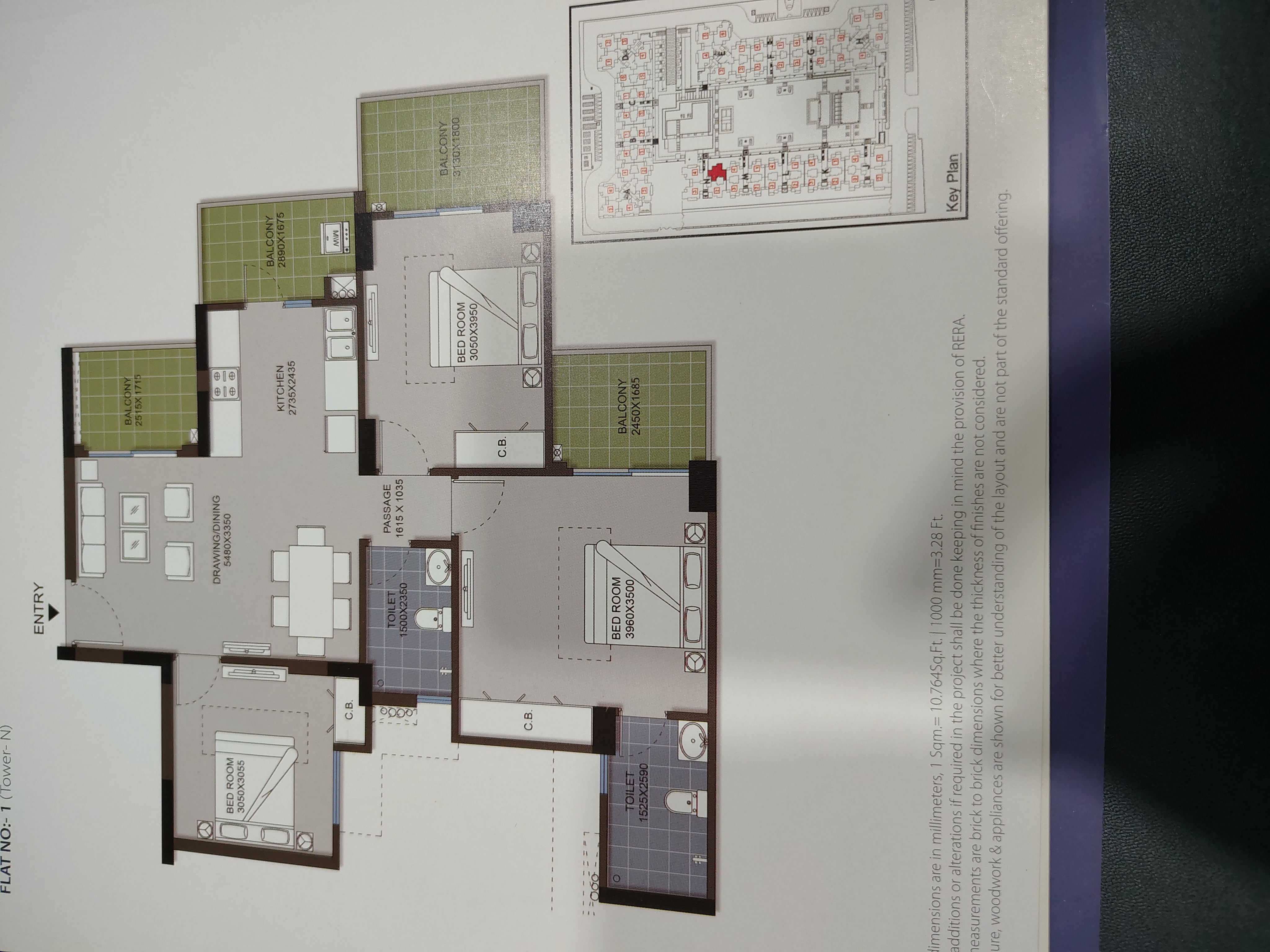 3 BHK Apartment For Sale in Gulshan Bellina