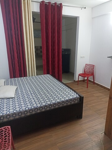 Bedroom in 1 RK Apartment at GTM The Capital, Aman Vihar – for Rent