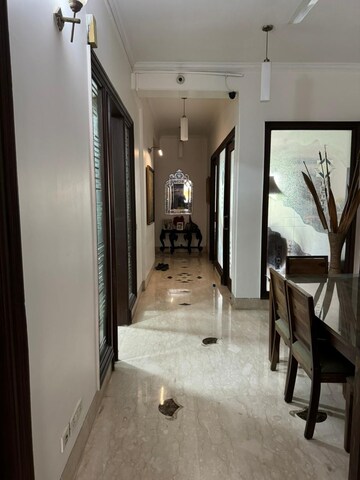 Building Lobby in 4 BHK Apartment at Safdarjang Enclave – for Sale