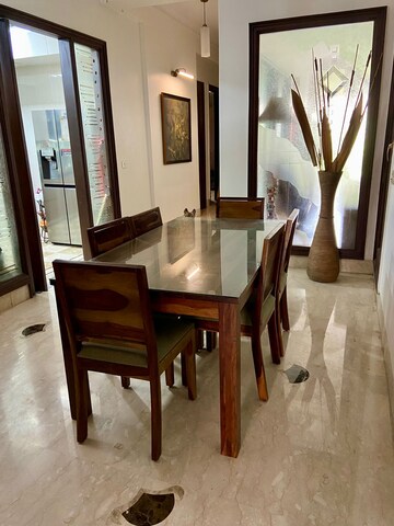 Living Room in 4 BHK Apartment at Safdarjang Enclave – for Sale