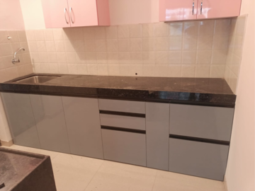 Kitchen in 2 BHK Apartment at Shapoorji Pallonji Joyville Hadapsar Annexe, Sp Infocity – for Rent