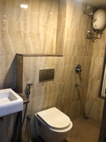 Bathroom in 1 BHK Apartment at Lodha Amara, Kolshet Road – for Rent