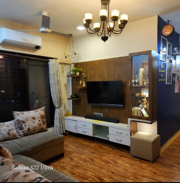 Living Room in 2 BHK Apartment at Riverdale Tower, Andheri East – for Sale