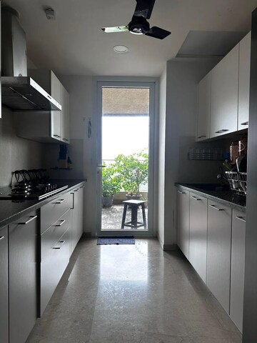 Kitchen in 3 BHK Apartment at Lokhandwala Minerva Mahalaxmi, Mahalaxmi – for Rent