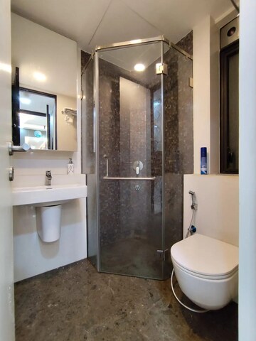 Bathroom in 4 BHK Apartment at Lodha Marquise, Worli – for Rent