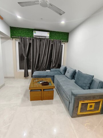 Living Room in 2 BHK Apartment at Pratham Saffron Heights, Andheri West – for Rent