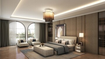 Living Room in 3.5 BHK Builder Floor at M3M Soulitude, Sector 89 – for Rent