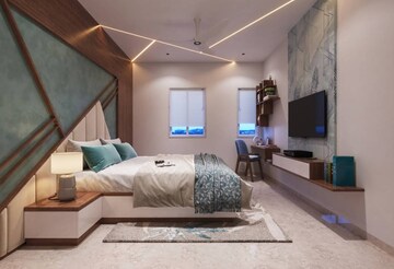 Bedroom in 2 BHK Apartment at Prestige High Fields, Gachibowli – for Rent