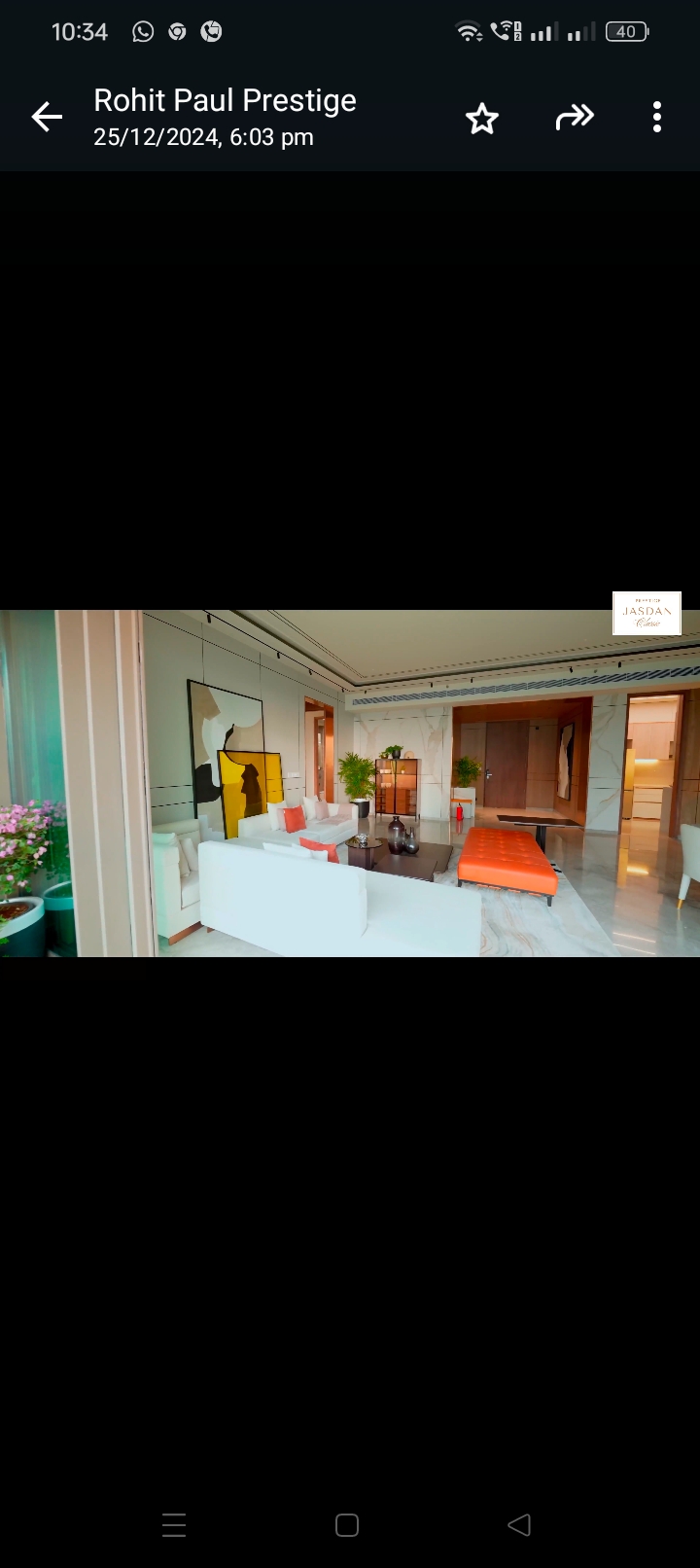 4 BHK + Pooja Room Apartment For Sale in Prestige Jasdan Classic