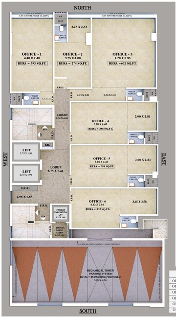 Floor Plan in  Office Space at Goregaon West – for Sale