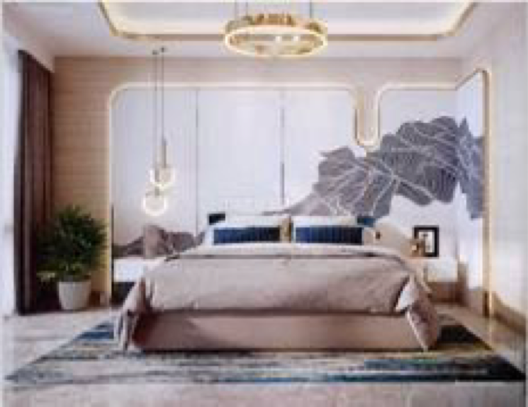 Bedroom, lodha-the-park 3 Bedroom 1331 Sq.Ft. Builder Floor In Kamala Mill Mumbai 8321078