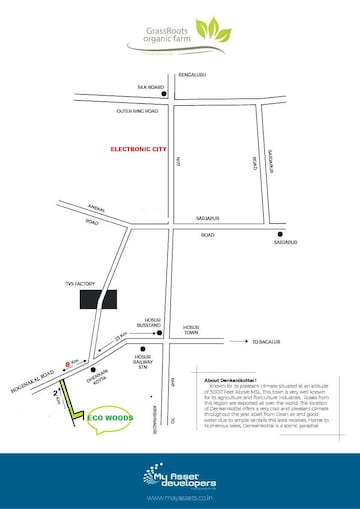 Plot For Resale in Denkanikotta rd Hosur  8320695