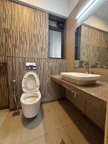 Bathroom in 2 BHK Apartment at Shapoorji Pallonji Vicinia, Powai – for Rent