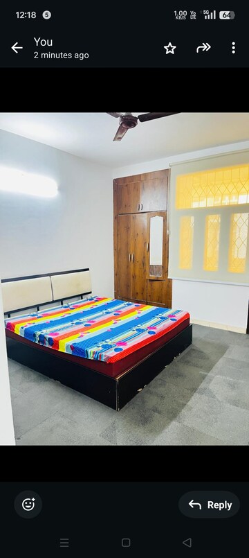 Bedroom in 4 BHK Builder Floor at Sushant Lok 2, Sector 57 – for Sale
