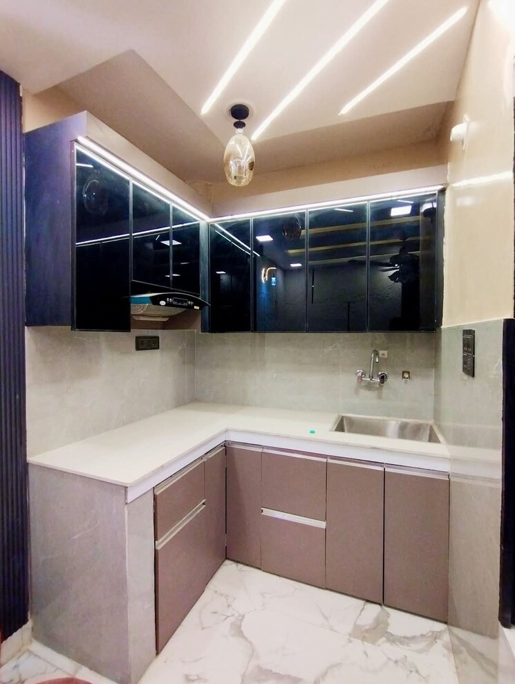 Kitchen, uttam nagar 2 Bedroom 550 Sq.Ft. Builder Floor In Uttam Nagar Delhi 8321202