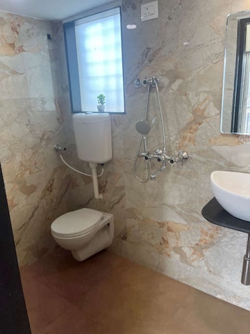Bathroom in 2 BHK Apartment at SB Blu Pearl, Virar West – for Rent