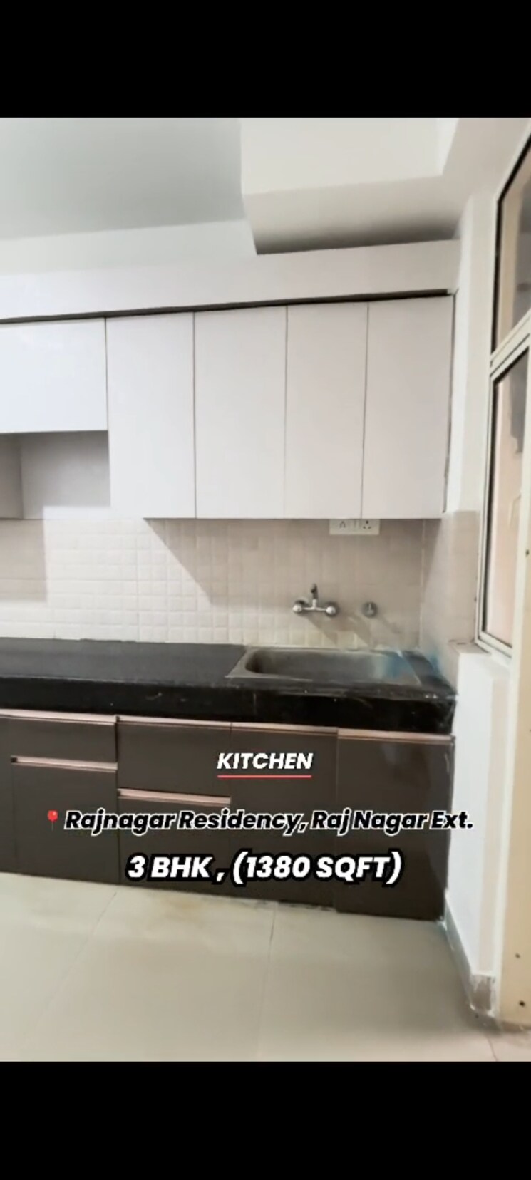 Kitchen, mittal-rajnagar-residency 3 Bedroom 1380 Sq.Ft. Apartment In Raj Nagar Extension Ghaziabad 8321297