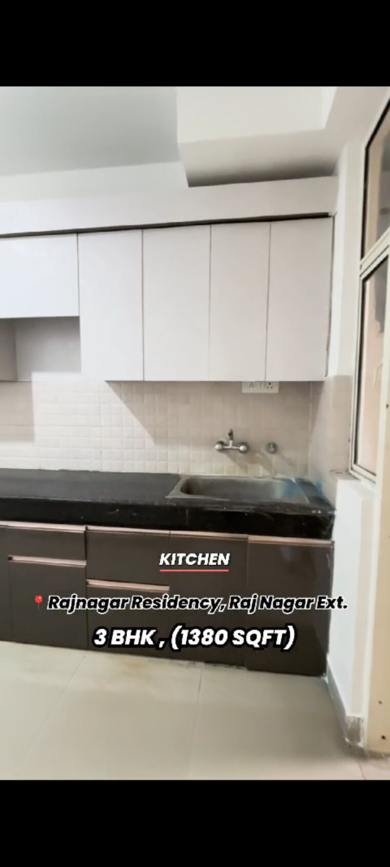 Kitchen, mittal-rajnagar-residency 3 Bedroom 1380 Sq.Ft. Apartment In Raj Nagar Extension Ghaziabad 8321297