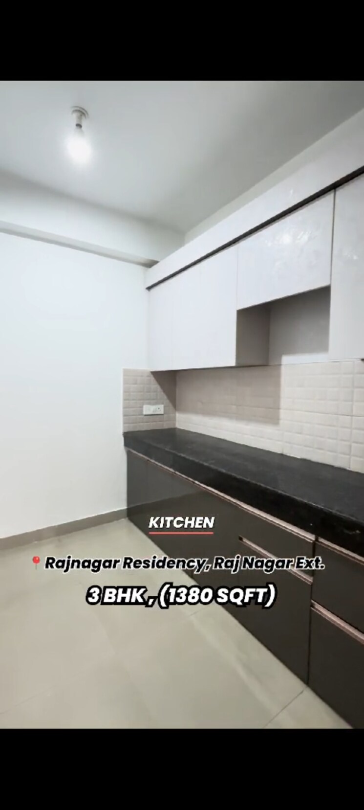 Kitchen, mittal-rajnagar-residency 3 Bedroom 1380 Sq.Ft. Apartment In Raj Nagar Extension Ghaziabad 8321297