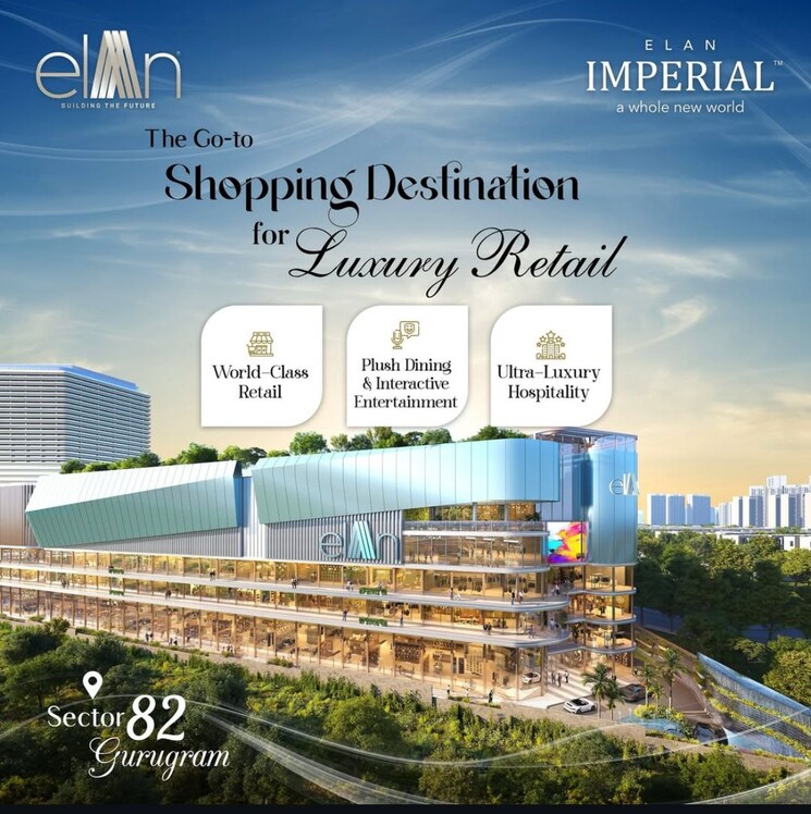 Exterior View, elan-imperial Commercial Shop 932 Sq.Ft. In Sector 82 Gurgaon 8321332