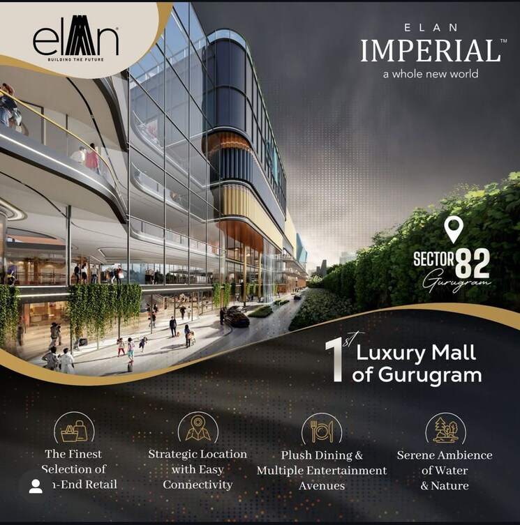 Exterior View, elan-imperial Commercial Shop 932 Sq.Ft. In Sector 82 Gurgaon 8321332