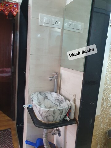 Bathroom in 1 BHK Apartment at Vighnaharta CHS Khanda Colony, Khanda Colony – for Rent