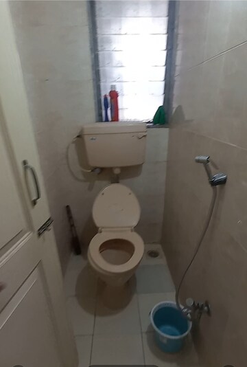 Bathroom in 1 BHK Apartment at Riddhi Gardens CHS, Malad East – for Rent