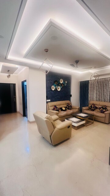 Living Room in 3 BHK Apartment at Microtek Greenburg, Sector 86 – for Rent