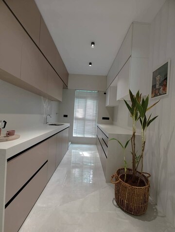 Kitchen in 1 BHK Apartment at Ghansoli – for Rent