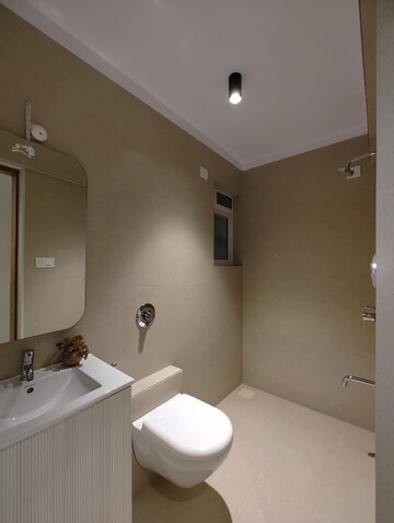 Bathroom in 1 BHK Apartment at Ghansoli – for Rent