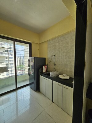 Kitchen in 2 BHK Apartment at Krishna Heights Ghansoli, Ghansoli – for Rent