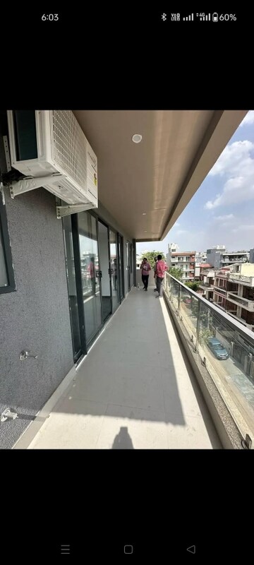 Balcony in 2 BHK Builder Floor at Super Mart 1, Sector 27 – for Rent