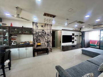 Living Room in 3 BHK Apartment at Neptune Living Point, Bhandup West – for Sale
