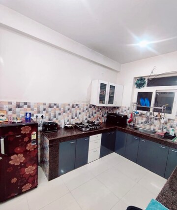 Kitchen in 1 BHK Apartment at Ramky Towers, Gachibowli – for Rent