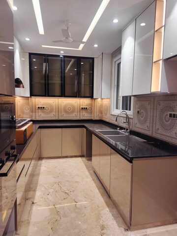 Kitchen in 3 BHK Builder Floor at Safdarjang Enclave – for Sale