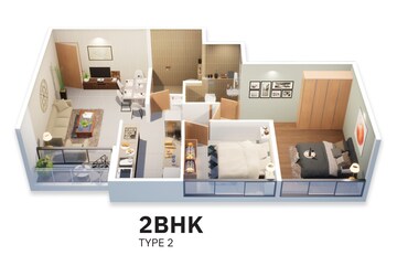 Floor Plan in 1 BHK Builder Floor at Pisarve – for Sale