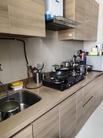Kitchen in 3 BHK Apartment at Seawoods – for Sale