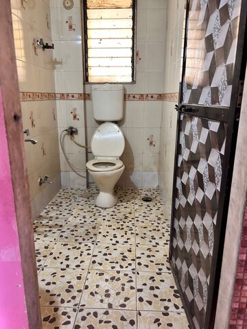 Bathroom in 2 BHK Apartment at Supreme Tower Apartment, Kharghar – for Rent