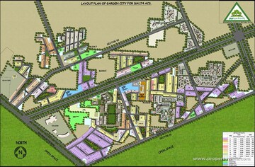 Master Plan in  Plot at Raheja Aranya, Sohna Sector 14 – for Sale