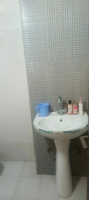 Bathroom in 2 BHK Apartment at Charms Castle, Raj Nagar Extension – for Rent