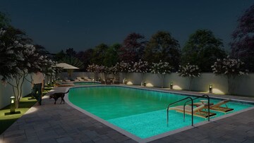 Swimming Pool in 3 BHK Independent House at Hirapur – for Sale
