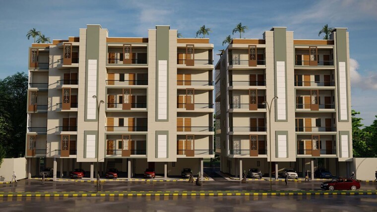Exterior View, vihaan-wisteria 2 Bedroom 1100 Sq.Ft. Builder Floor In Sector 1 Greater Noida Greater Noida 8322748