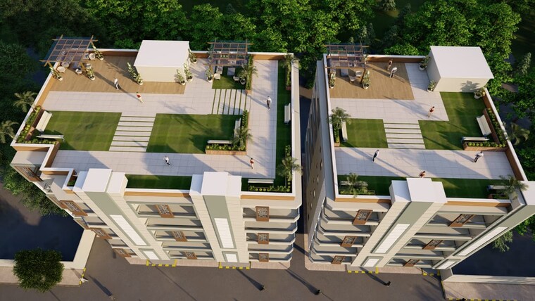 Exterior View, vihaan-wisteria 2 Bedroom 1100 Sq.Ft. Builder Floor In Sector 1 Greater Noida Greater Noida 8322748