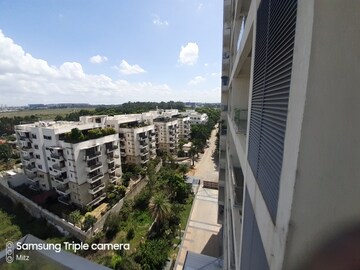 Balcony in 4 BHK Apartment at Crown Aura, Hebbal – for Rent