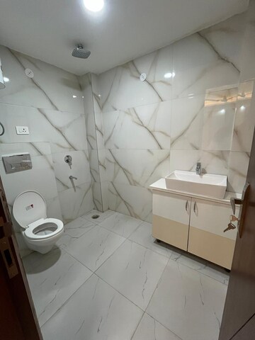 Bathroom in 1 BHK Builder Floor at Chattarpur – for Rent