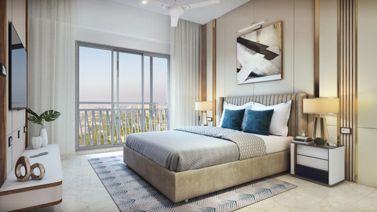 Bedroom, yashwin-orrizonte 3 Bedroom 1002 Sq.Ft. Apartment In Kharadi Pune 8323029